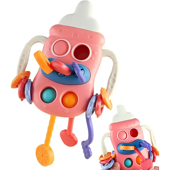 اسباب بازی دندانگیر 5 در 1 طرح شیشه شیر کد 68870