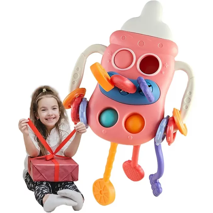 اسباب بازی دندانگیر 5 در 1 طرح شیشه شیر کد 68870