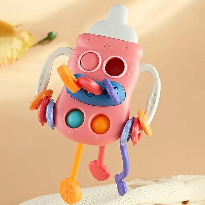 اسباب بازی دندانگیر 5 در 1 طرح شیشه شیر کد 68870