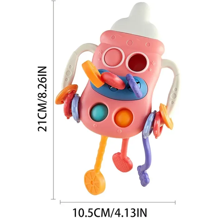 اسباب بازی دندانگیر 5 در 1 طرح شیشه شیر کد 68870