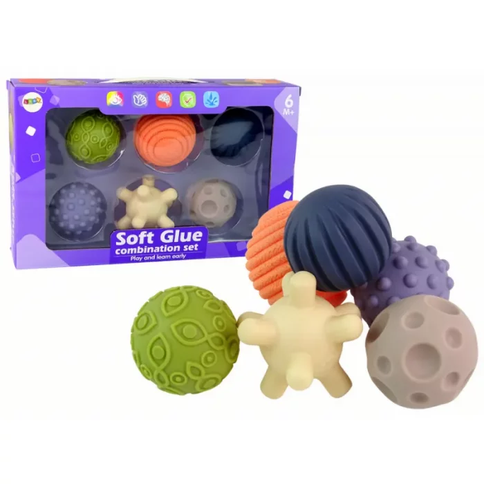 توپ حسی 6 عددی  رنگ نود کد 1063