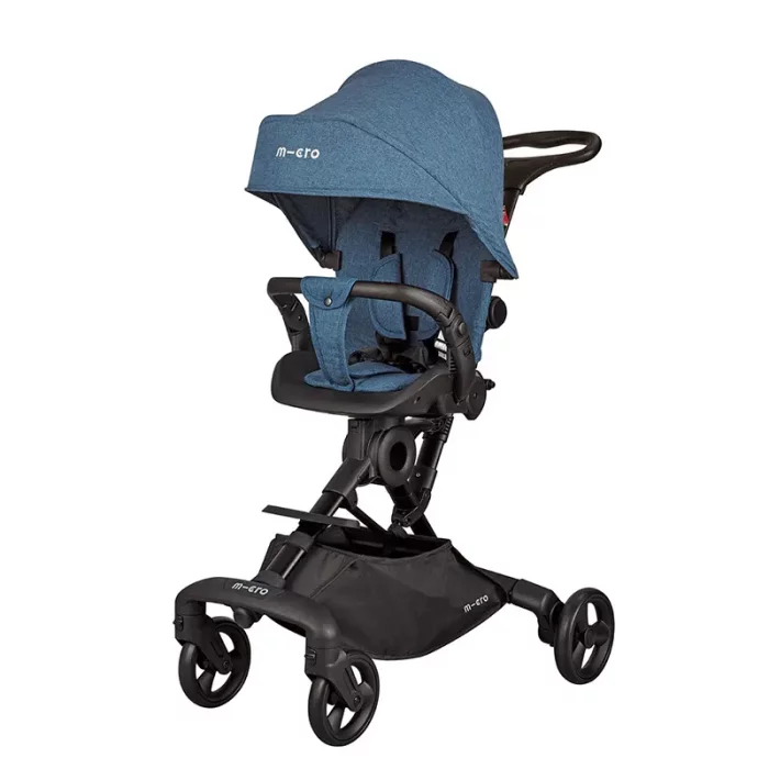 کالسکه کودک 2 کاره رنگ ذغالی کد P/518/A