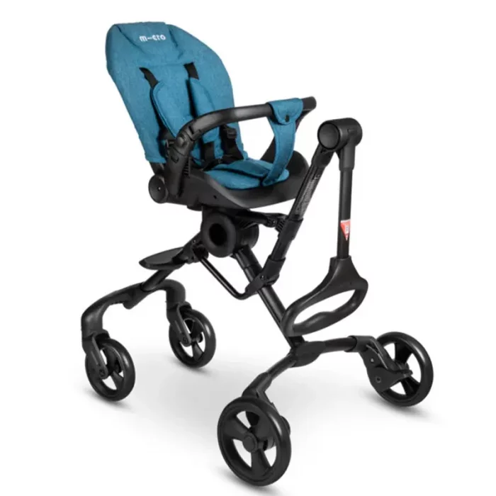 کالسکه کودک 2 کاره رنگ ذغالی کد P/518/A