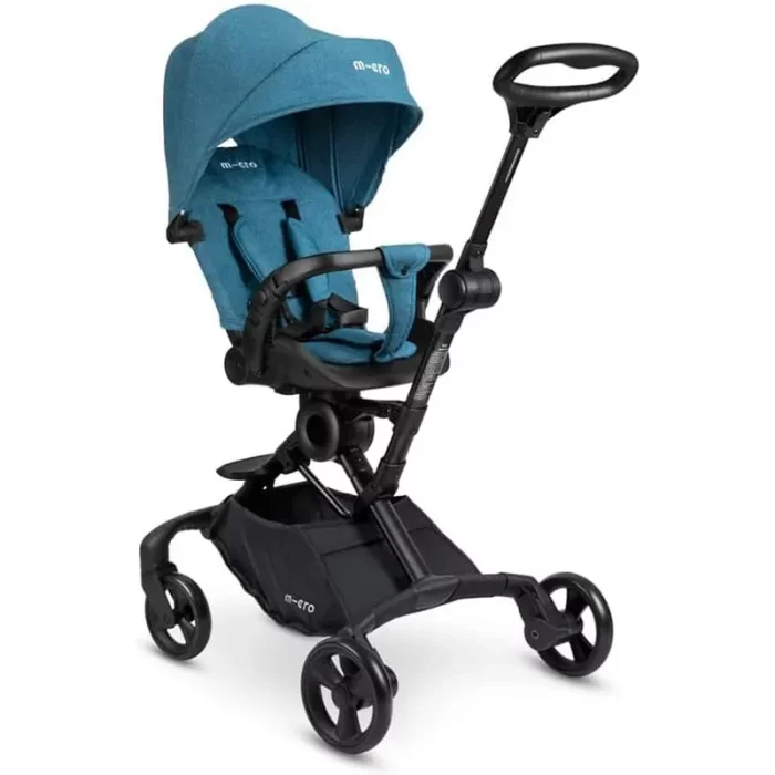 کالسکه کودک 2 کاره رنگ ذغالی کد P/518/A