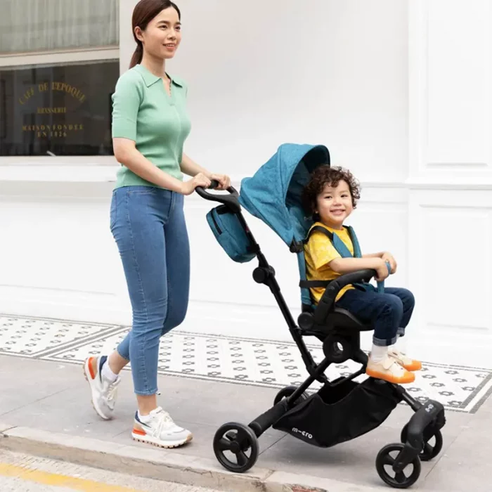 کالسکه کودک مایکرو micro trike 360 plus رنگ آبی کد 6727606