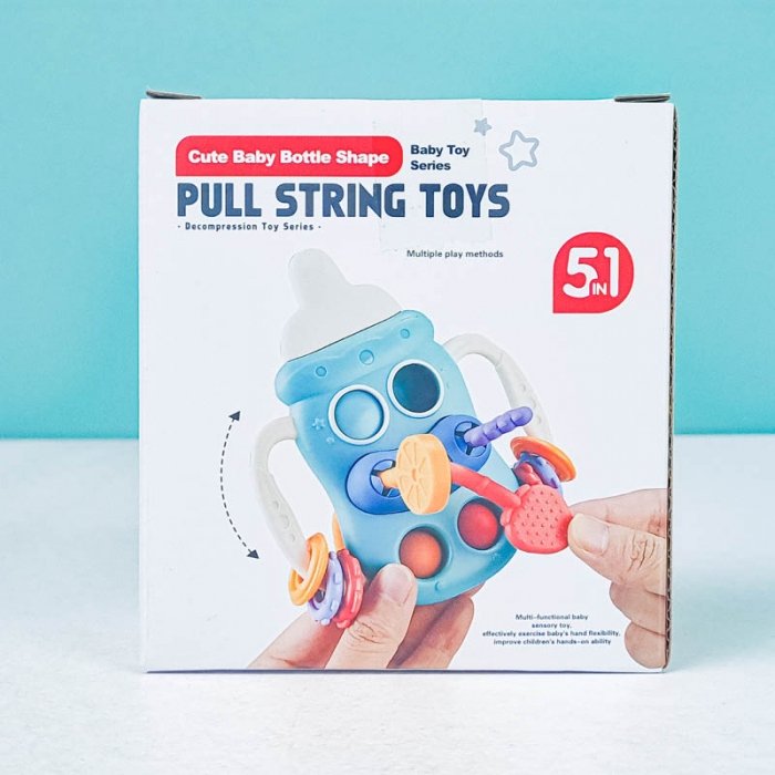 اسباب بازی دندانگیر 5 در 1 طرح شیشه شیر کد 68870