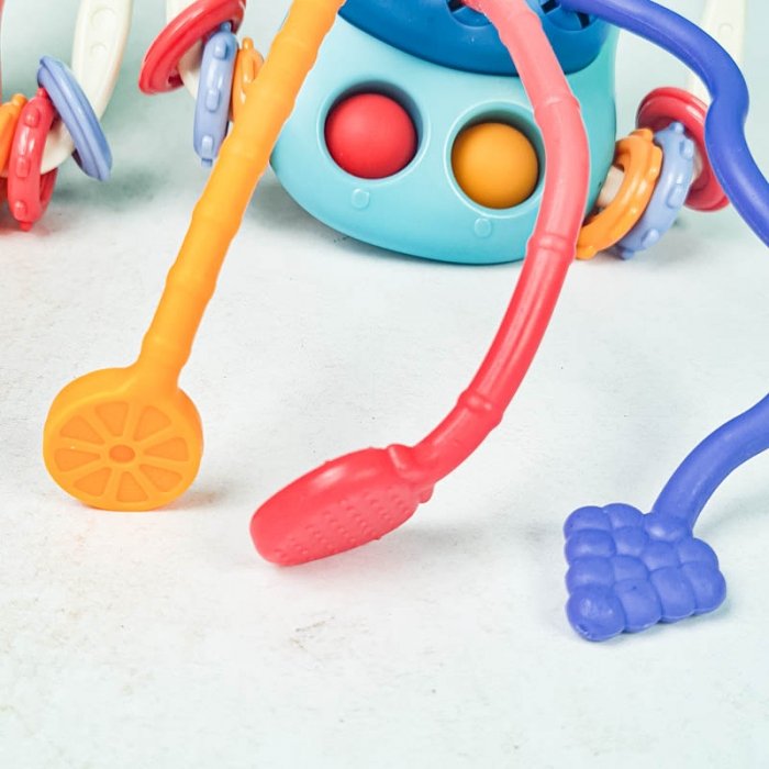 اسباب بازی دندانگیر 5 در 1 طرح شیشه شیر کد 68870