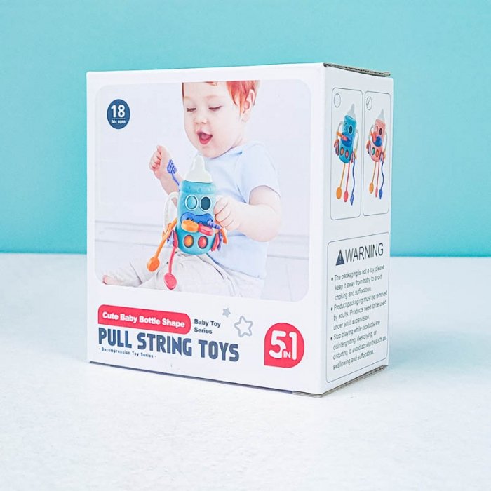 اسباب بازی دندانگیر 5 در 1 طرح شیشه شیر کد 68870