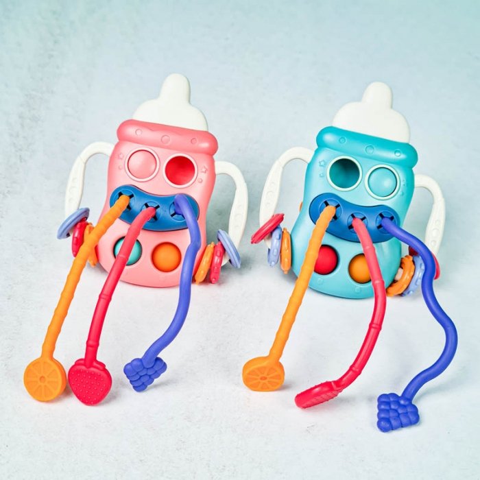 اسباب بازی دندانگیر 5 در 1 طرح شیشه شیر کد 68870