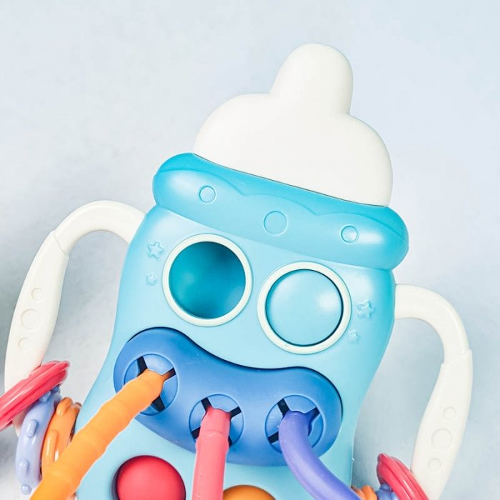 اسباب بازی دندانگیر 5 در 1 طرح شیشه شیر کد 68870