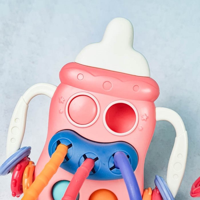 اسباب بازی دندانگیر 5 در 1 طرح شیشه شیر کد 68870