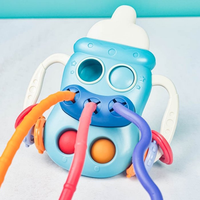 اسباب بازی دندانگیر 5 در 1 طرح شیشه شیر کد 68870