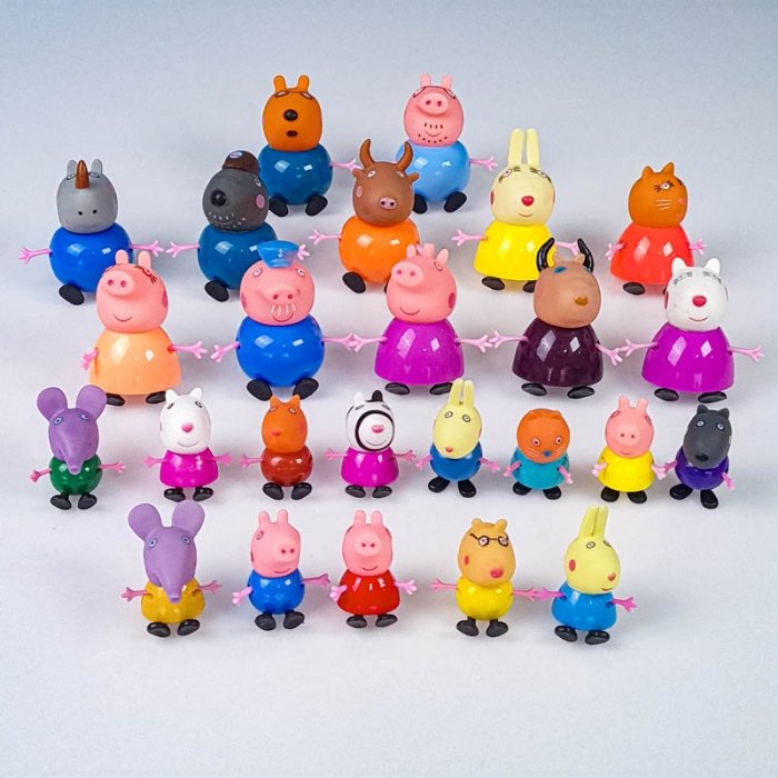 فیگور 25 عددی خانواده پپاپیگ کد 1836