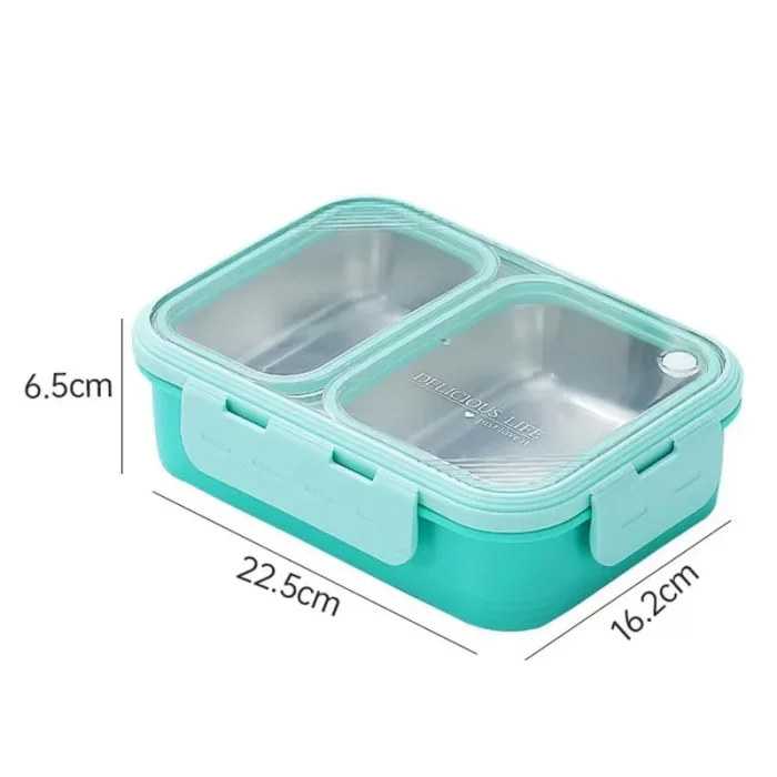 لانچ باکس واشر دار کودک 2 قسمتی کد 42029