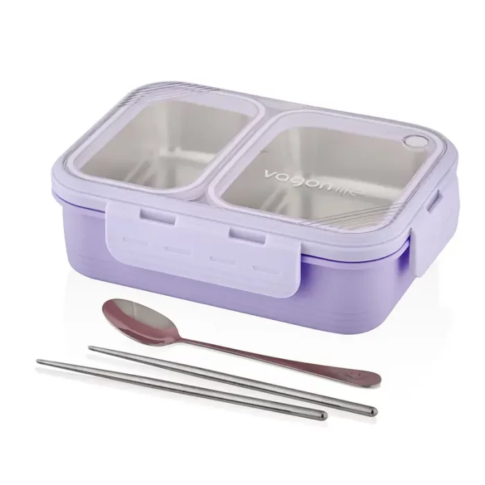 لانچ باکس واشر دار کودک 2 قسمتی کد 42029