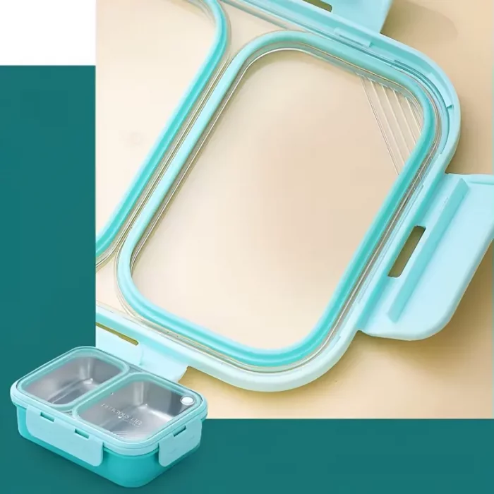 لانچ باکس واشر دار کودک 2 قسمتی کد 42029