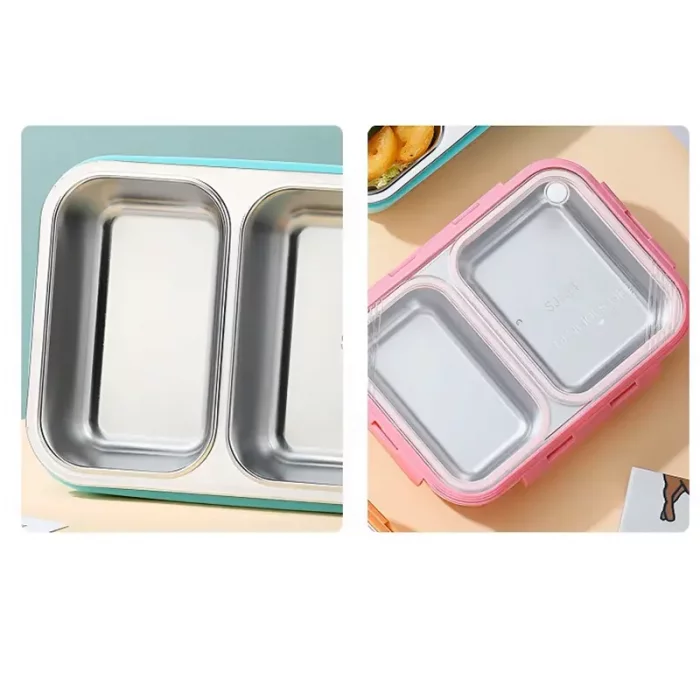 لانچ باکس واشر دار کودک 2 قسمتی کد 42029