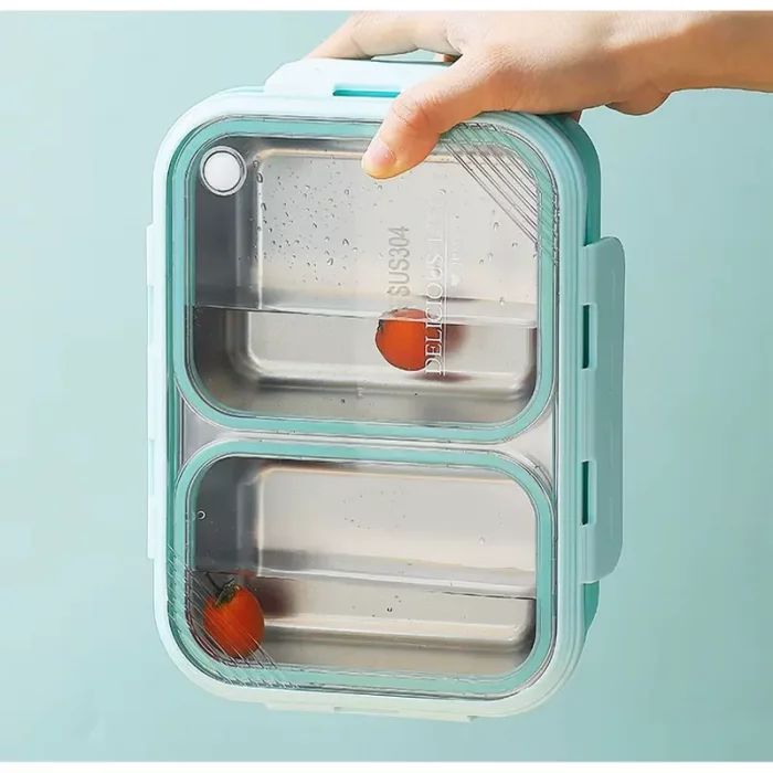 لانچ باکس واشر دار کودک 2 قسمتی کد 42029