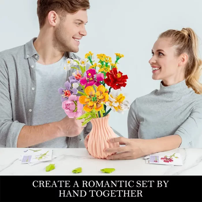 لگو گلدان گل 8 شاخه کد P/109/1