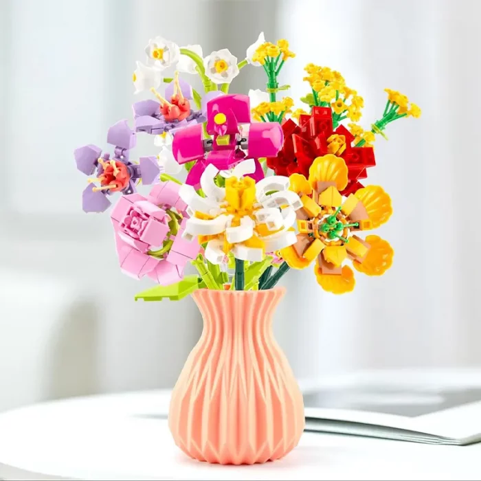 لگو گلدان گل 8 شاخه کد P/109/1