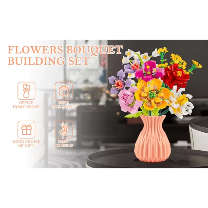 لگو گلدان گل 8 شاخه کد P/109/1