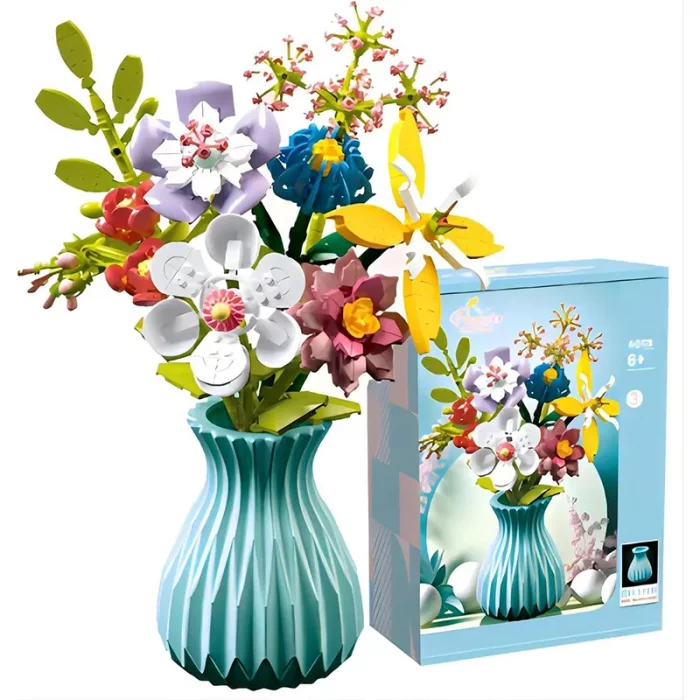 لگو گلدان گل 8 شاخه کد P/109/3