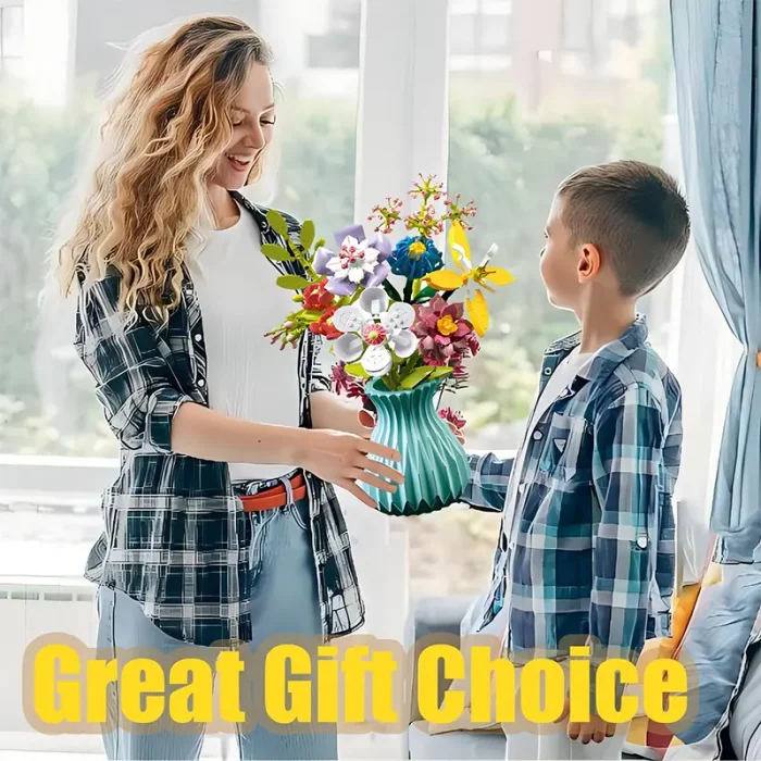 لگو گلدان گل 8 شاخه کد P/109/3