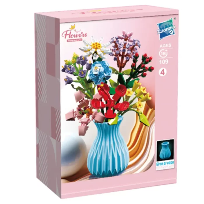 لگو گلدان گل 8 شاخه کد P/109/4