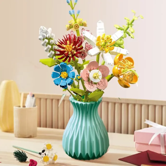 لگو گلدان گل 8 شاخه کد P/109/5