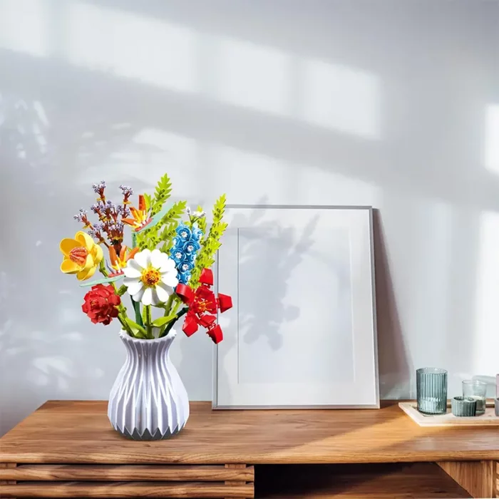 لگو گلدان گل 8 شاخه کد P/109/6