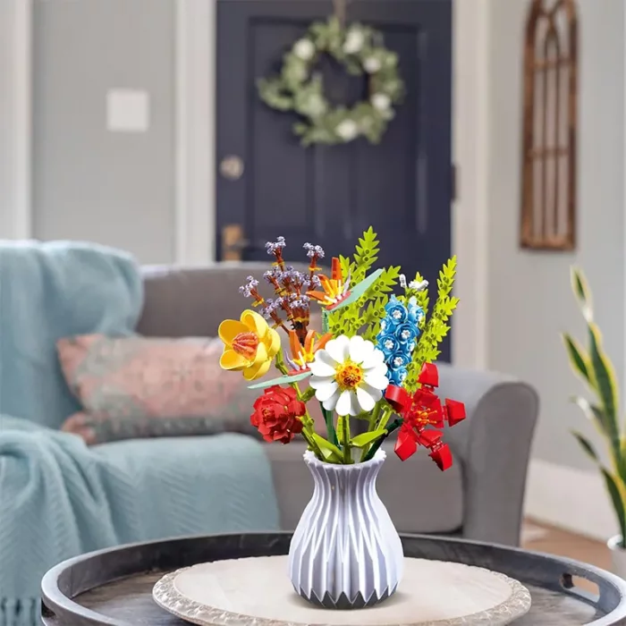 لگو گلدان گل 8 شاخه کد P/109/6