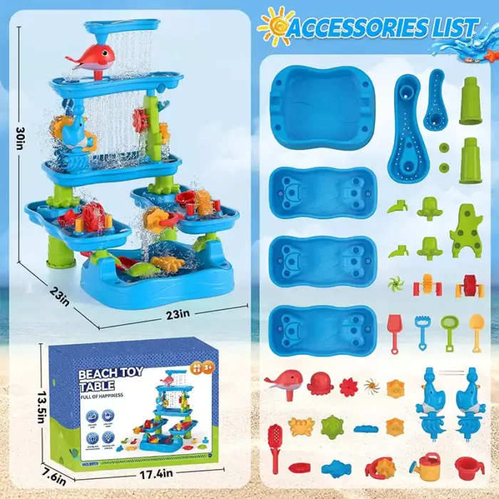 اسباب بازی میز آب بازی فواره ای کد 9958