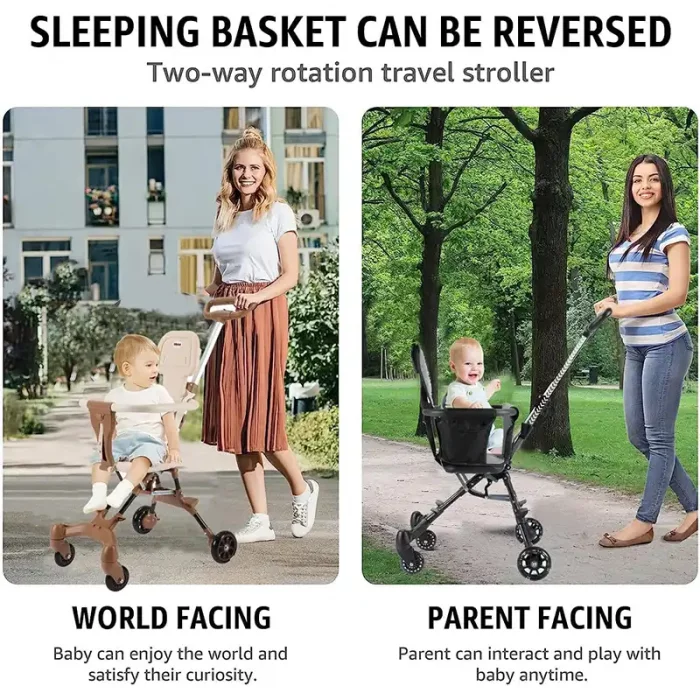 صندلی چرخدار کودک رنگ ذغالی کد P/518/A