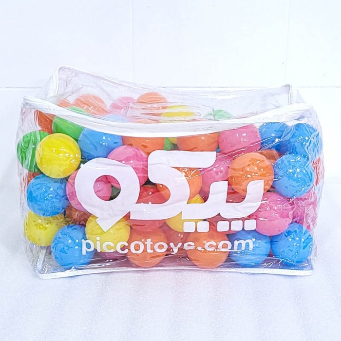 توپ رنگی کودک بسته 100 تایی مدل کیفی کد P/TPN0100/RA