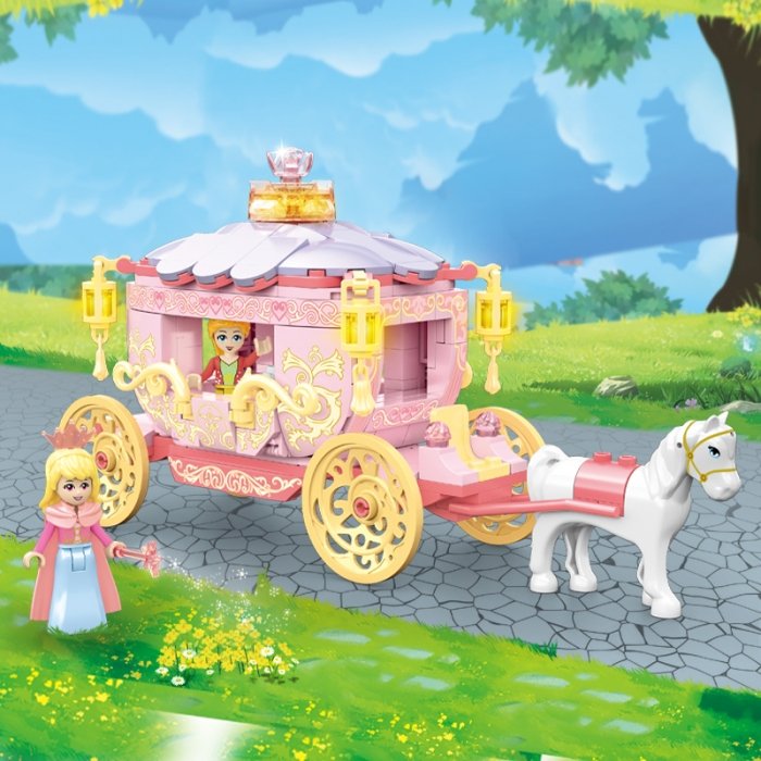 اسباب بازی لگو و ساختنی 342 تکه مدل کالسکه کد 1816