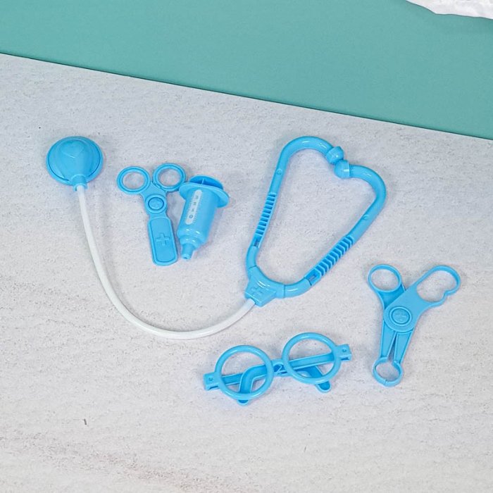 لباس مشاغل کودک مدل دکتر با لوازم کد PD2505