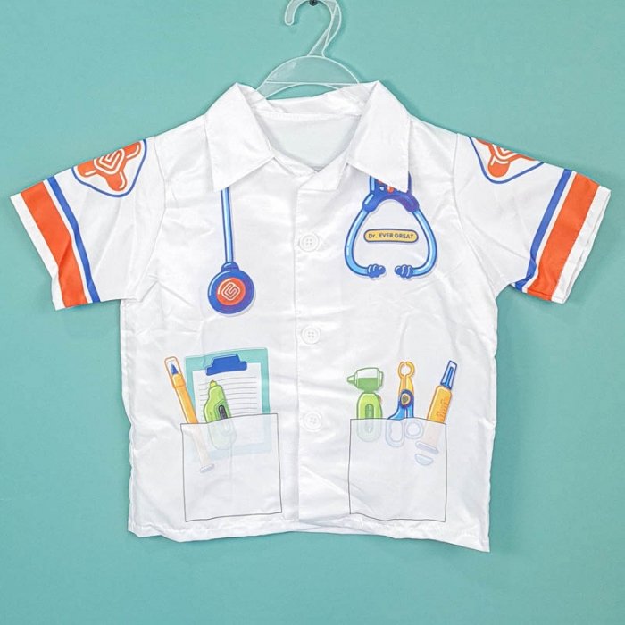 لباس مشاغل کودک مدل دکتر با لوازم کد PD2505