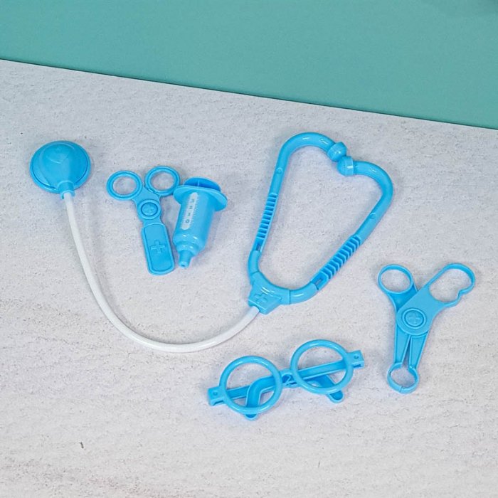 لباس مشاغل کودک مدل دکتر با لوازم کد PD2505