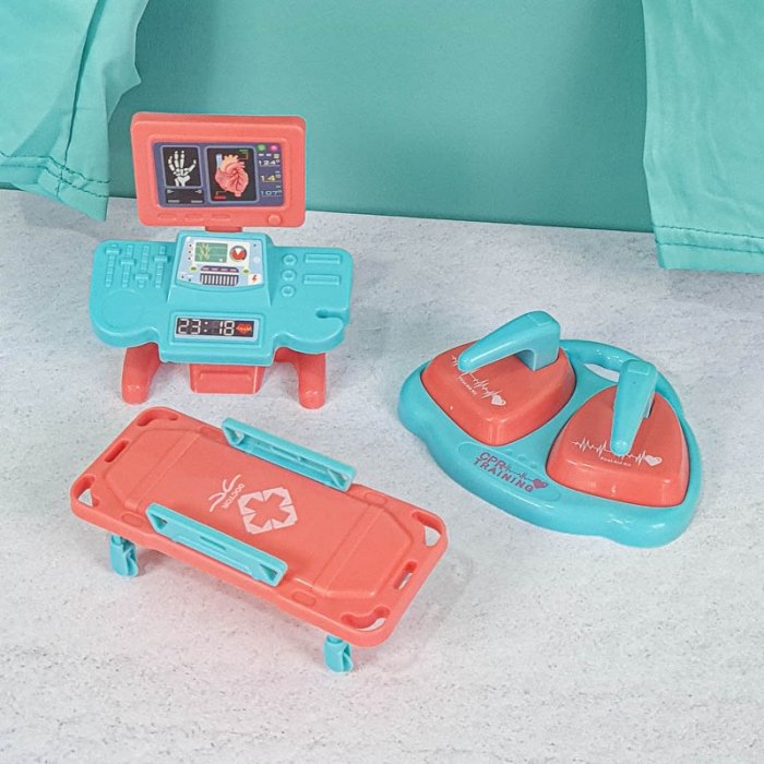 لباس مشاغل کودک مدل جراح با لوازم کد PD2507