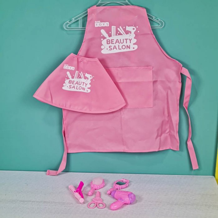 لباس مشاغل کودک مدل آرایشگر با لوازم کد PD2522