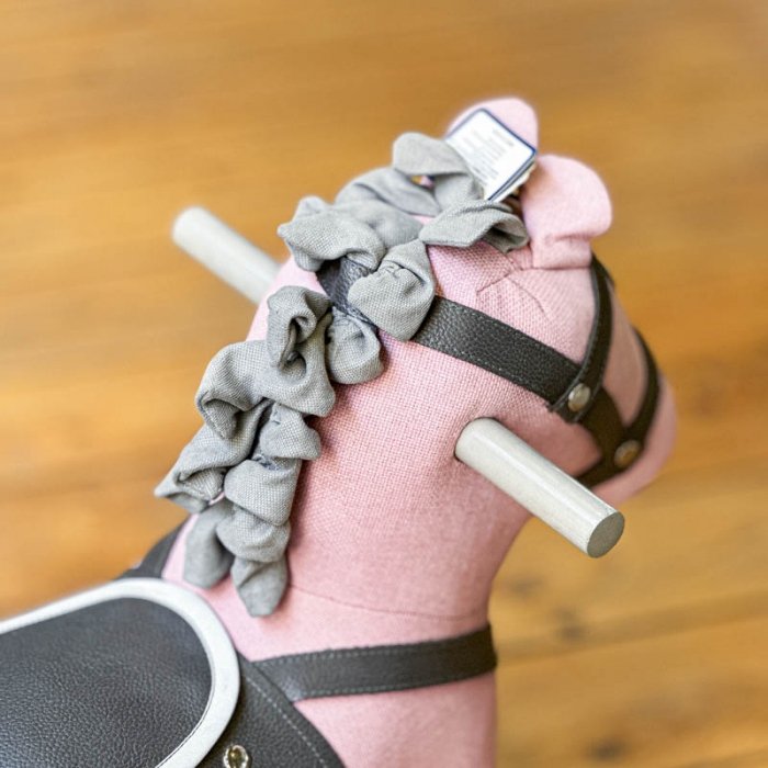 راکر اسب چوبی رنگ صورتی کد AF300222