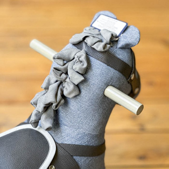 راکر اسب چوبی رنگ آبی کد AF300221