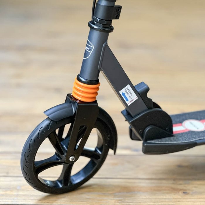 اسکوتر کودک تاشو دوچرخ رنگ طوسی کد P/PC009/TU