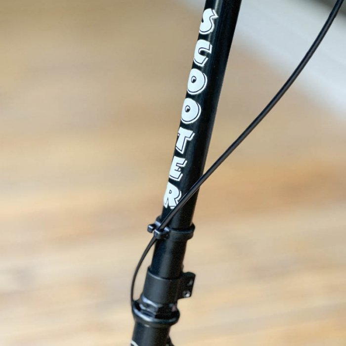 اسکوتر کودک تاشو دوچرخ رنگ مشکی کد P/PC009/ME