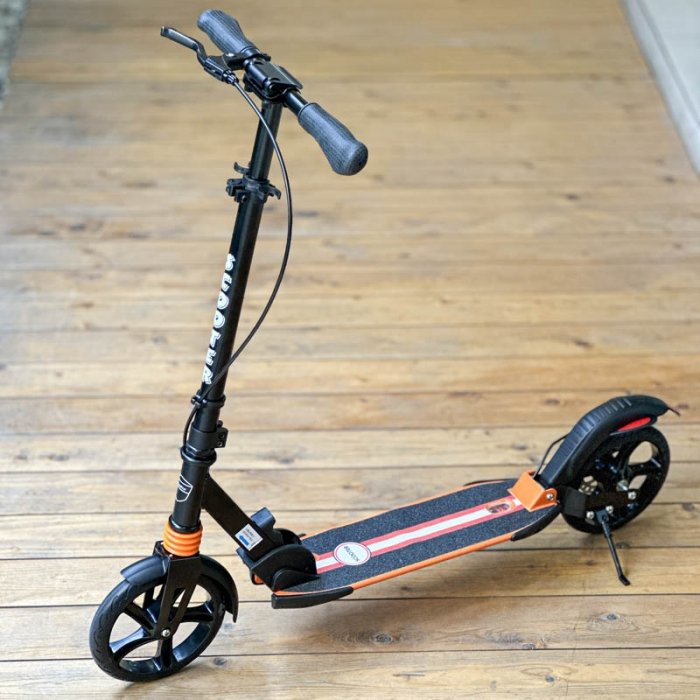 اسکوتر کودک تاشو دوچرخ رنگ مشکی کد P/PC009/ME