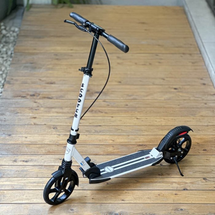 اسکوتر کودک تاشو دوچرخ رنگ سفید کد P/PC009/SE