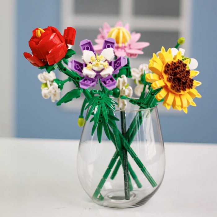 لگو گل زنبق 72 تکه کد QL2343A