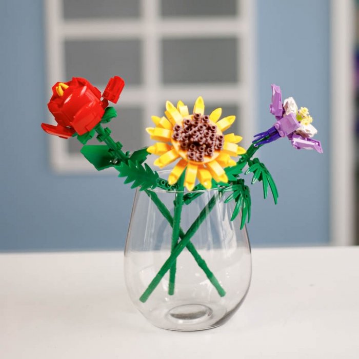 لگو گل زنبق 72 تکه کد QL2343A