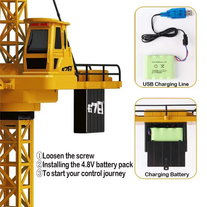 اسباب بازی جرثقیل کنترلی کد 8063E