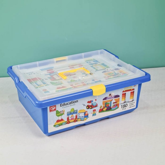 اسباب بازی لگو سطلی 180 تکه کد 188A29